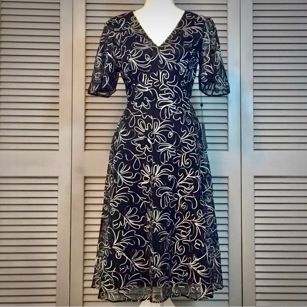 Tommy Hilfiger Special Occasion/Cocktail Black Dress - Picture 6 of 14